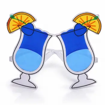 Kokteyl Bardak Parti Gözlüğü Mavi Renk