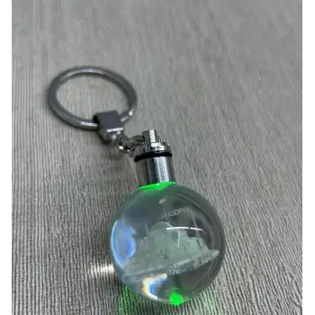 Ledli Ayasofya Tasarımı Kristal Anahtarlık Alk3803