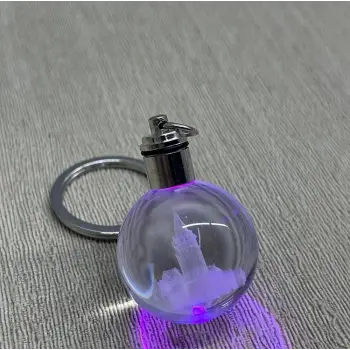 Ledli Galata Kulesi Tasarımı Kristal Anahtarlık Alk3780