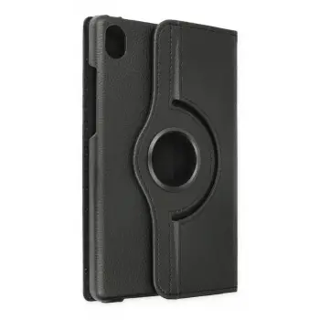 Lenovo Tab M8 Kılıf 360 Tablet Deri Kılıf - Siyah