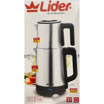 Lider Ltm-340 İkisi Bir Arada Elektrikli Çaycı Ve Kettle