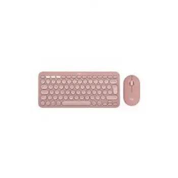 Logitech 920-012247 Pebble 2 Combo Pembe Kablosuz Klavye Mouse Seti (KDO)