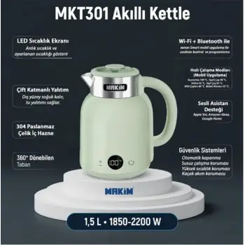 Makim MKT301 AKILLI YEŞİL KETTLE (KDO)