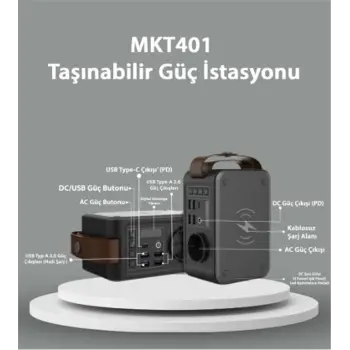 Makim MKT401 TAŞINABİLİR GÜÇ İSTASYONU