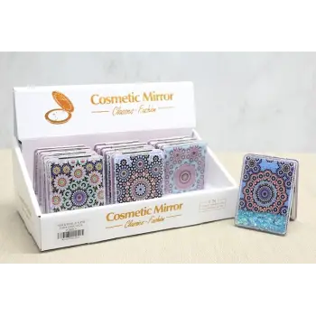 Mandala Desenli Hareketli Sulu El Aynası Alk4585