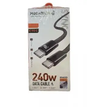 Megatech MT-240T Hasır Type-C To Type-c Data Kablosu (KDO)