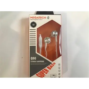 Megatech QG-90 Beyaz Mikrofonlu Kulaklık Mıknatıslı