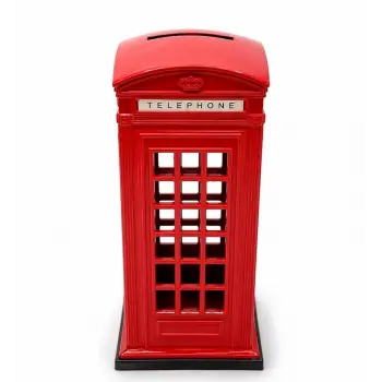 Metal Telefon Kulübesi Kumbara Alk5391