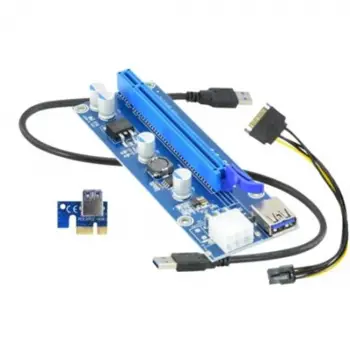 MinerKing Riser Versiyon 009S Bitcoin-Etherium Ekran Kartı Uzatma Aparatı (KDO)