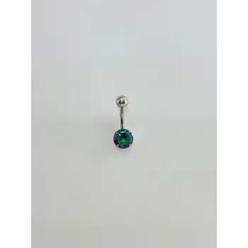 Mistik Topaz Taşlı Göbek Piercing - Pg0008