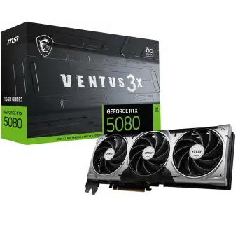 Msi GeForce RTX5080 16GB GDDR7 PCI Express 5.0 16G VENTUS 3X OC Ekran Kartı