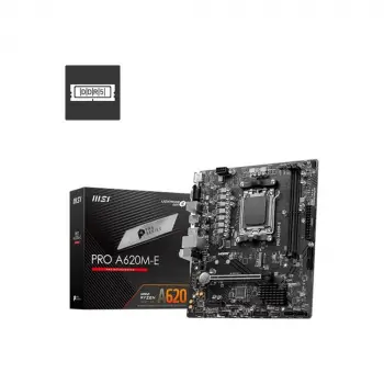 Msı Pro A620M-E Ddr5 6800Mhz Matx Am5 ( Amd Am5 7000 Serisi İşlemci Uyumlu) Anakart (KDO)