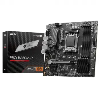 Msı Pro B650M-P 7200MHz (OC) DDR5 Soket AM5 M.2 HDMI DP VGA mATX Anakart (KDO)