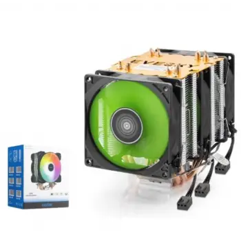 NODAR ND2603 CPU Kule Tipi İşlemci Soğutucu Üç Fanlı 90 mm Siyah