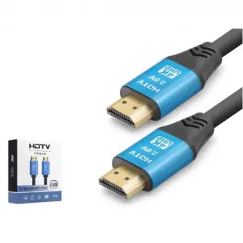 NODAR ND4052 HDMI 2.0 Kablo 4K 60 Hz OD 8.0 mm 5 m Siyah Mavi (KDO)