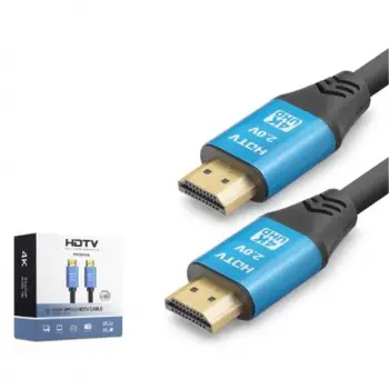 NODAR ND4056 HDMI 2.0 Kablo 4K 60 Hz OD 8.0 mm 25 m Siyah Mavi (KDO)