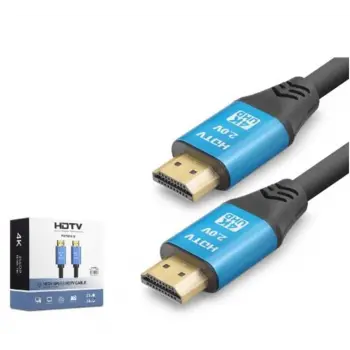 NODAR ND4057 HDMI 2.0 Kablo 4K 60 Hz OD 8.0 mm 30 m Siyah Mavi (KDO)