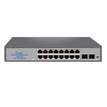 Nova NVC-HIS2116G2S 16 Port Full Giga Cloud Non Poe Ethernet Switch (KDO)
