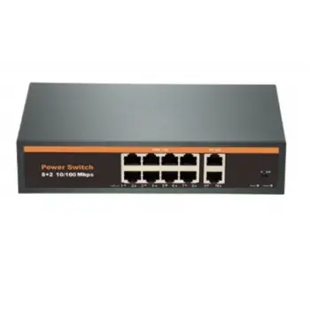 Nova NVC-INTSF0820FB2L 24V INTERCOM 8+2 POE SWİTCH (10-100) (KDO)