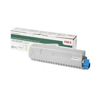 OKI 47095701 TONER-Y-C824-C834-C844-5K SARI TONER 5000 SAYFA (KDO)