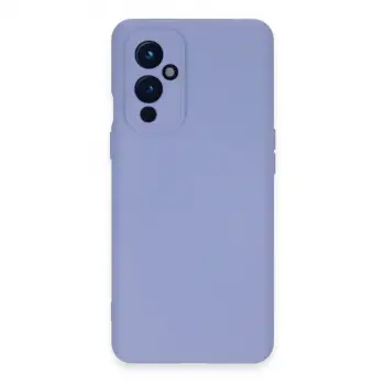 One Plus 9 Kılıf Nano İçi Kadife Silikon - Lila
