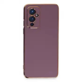One Plus 9 Kılıf Volet Silikon - Mor
