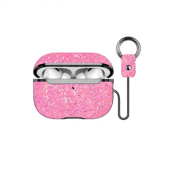 Onegif Airpods Pro 2 (2.nesil) Bright Simli Airpods Kapak - Pembe