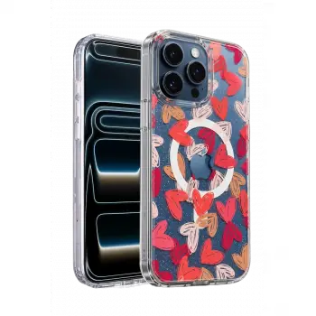 Onegif  İphone 16 Pro Max Desina Magsafe Kapak - Desen 6