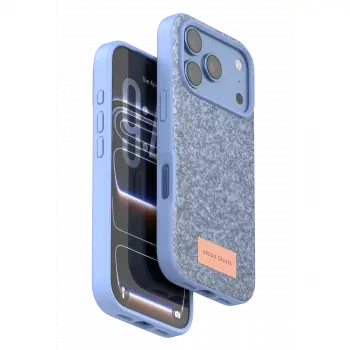 Onegif  İphone 18 Pro Max Bright Simli Kapak - Mavi