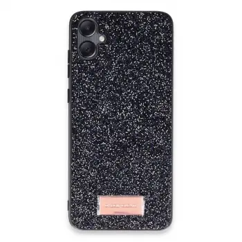 Onegif Samsung Galaxy A05 Bright Simli Kapak - Siyah