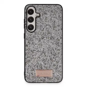 Onegif Samsung Galaxy A05s Bright Simli Kapak - Gümüş