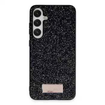 Onegif Samsung Galaxy A55 5g Bright Simli Kapak - Siyah