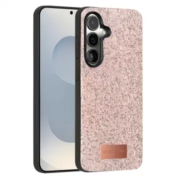 Onegif Samsung Galaxy S25 Plus Bright Simli Kapak - Pembe