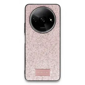 Onegif Xiaomi Redmi A3 4g Bright Simli Kapak - Pembe