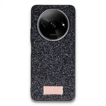 Onegif Xiaomi Redmi A3 4g Bright Simli Kapak - Siyah