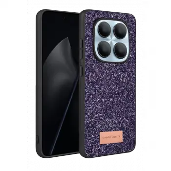 Onegif Xiaomi Redmi Note 15 4g Bright Simli Kapak - Derin Mor