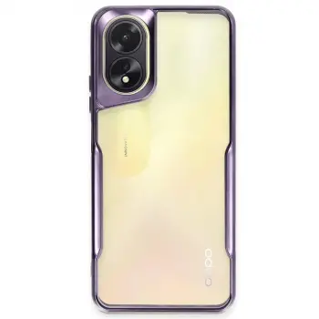 Oppo A38 Kılıf Boyi Silikon Kapak - Derin Mor
