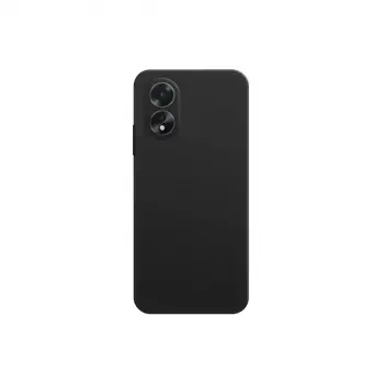 Oppo A38 Kılıf First Silikon - Siyah