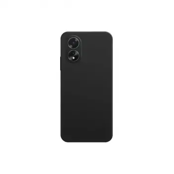 Oppo A38 Kılıf First Silikon - Siyah