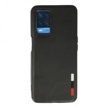 Oppo A54 4g Kılıf Loop Deri Silikon - Siyah