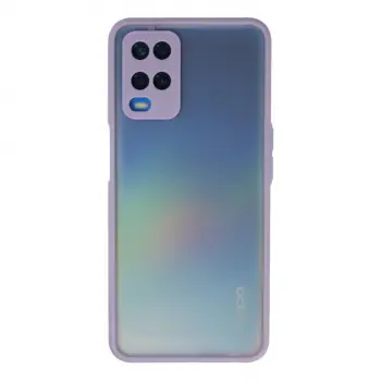 Oppo A54 4g Kılıf Montreal Silikon Kapak - Mor