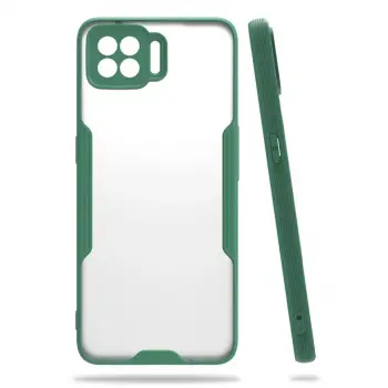 Oppo A73 Kılıf Platin Silikon - Yeşil