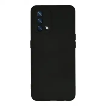 Oppo A74 4g Kılıf Nano İçi Kadife Silikon - Siyah