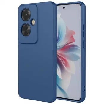 Oppo Reno 11f Kılıf First Silikon - Lacivert