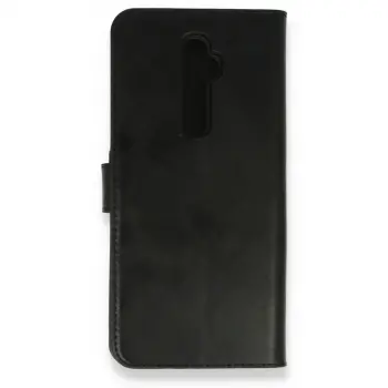 Oppo Reno 2z Kılıf Trend S Plus Kapaklı Kılıf - Siyah