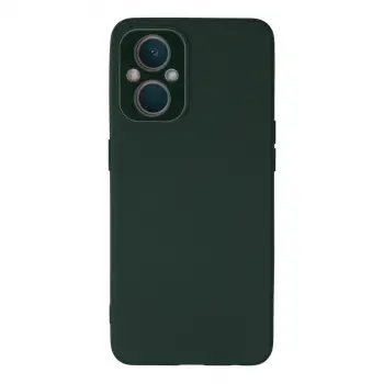 Oppo Reno 7 Lite Kılıf Lansman Glass Kapak - Koyu Yeşil