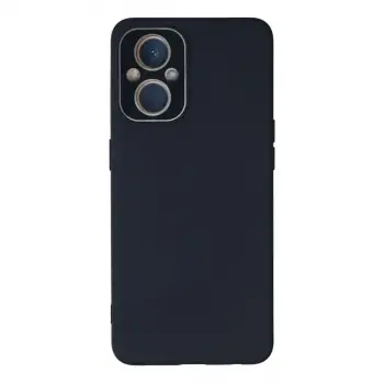 Oppo Reno 7 Lite Kılıf Lansman Glass Kapak - Lacivert