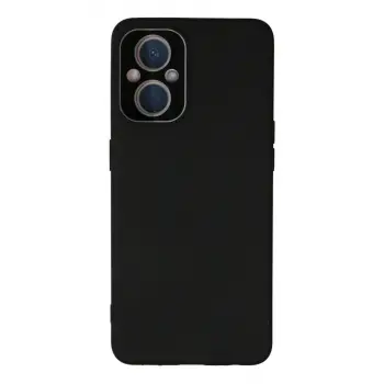Oppo Reno 7 Lite Kılıf Lansman Glass Kapak - Siyah