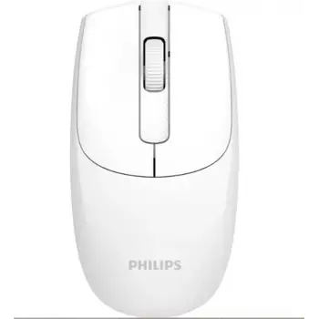 Philips SPK7398W 1600DPI Kablosuz Sessiz Optik Beyaz Mouse (KDO)