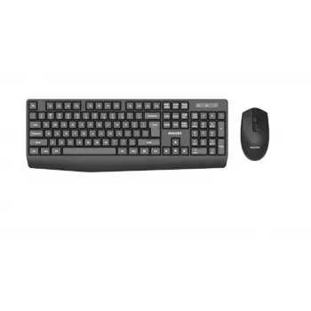 Philips SPT6337B Kablosuz Türkçe Q Klavye&Mouse Set Siyah